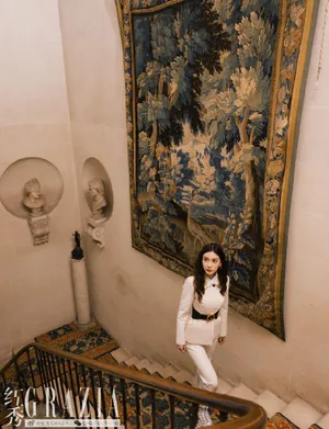 angelababy复古封面大片写真图片_3
