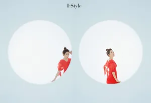 曾黎性感妩媚红裙写真图片