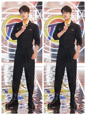 肖战连体工装型男魅力写真图片_6