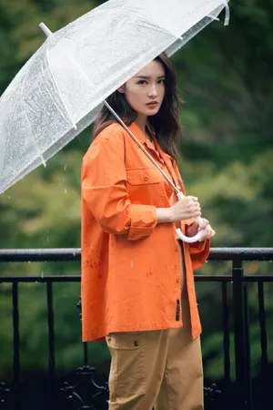 李沁甜酷工装风写真图片_7