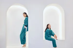 曾黎时尚干练西装写真图片_1