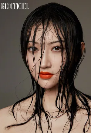 景甜性感湿发诱惑写真图片_2