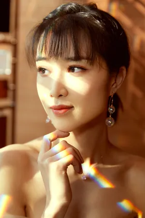 奚望轻纱长裙精致优雅写真图片_7