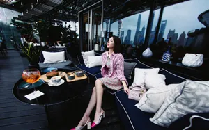 蕙心玥粉色甜美写真图片_4