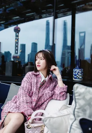 蕙心玥粉色甜美写真图片_7