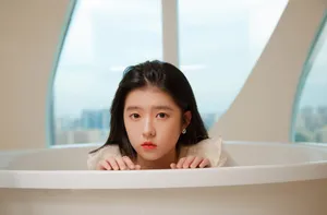 何蓝逗可爱甜美写真图片_3