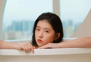 何蓝逗可爱甜美写真图片_5