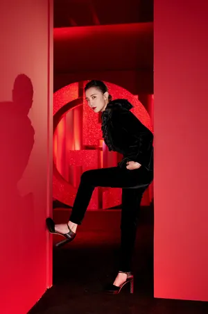 宋佳美艳红唇活动照图片_5