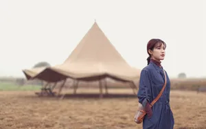 苏青清秀甜美旅拍图片_3