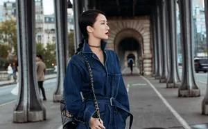 李念时尚甜酷写真图片_4
