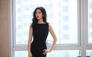 朱珠性感优雅写真图片_4