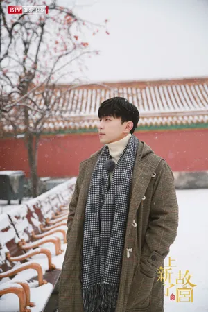 邓伦故宫雪景帅气写真图片_4