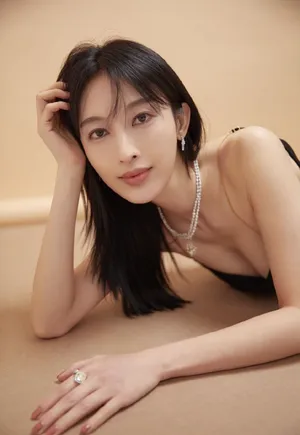 张俪美艳迷人黑裙写真图片_6