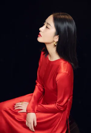杨采钰红裙美艳动人写真图片_2
