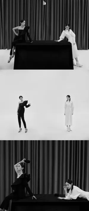 何泓姗性感优雅黑白写真图片_4