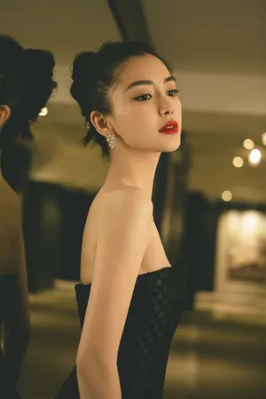angelababy鱼尾裙性感写真图片_2
