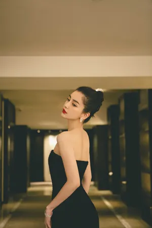 angelababy鱼尾裙性感写真图片_6