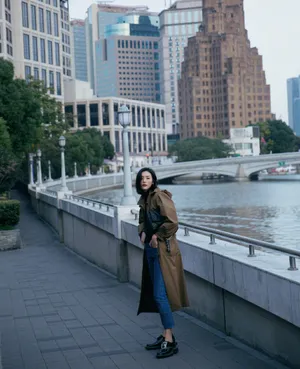 刘雯随性秋冬街拍大片写真图片_2