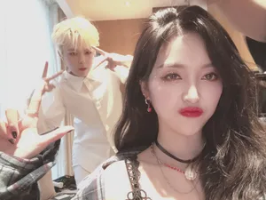 吴宣仪黑色系妩媚性感写真图片_3