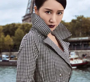 李念御姐唇色时尚街拍图片_5