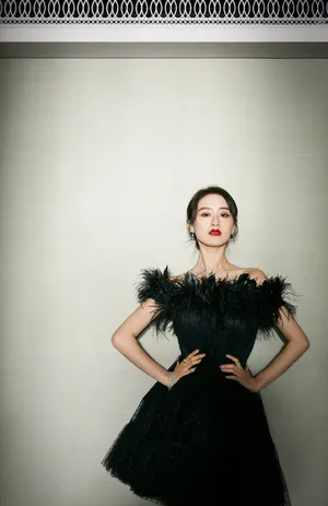 袁冰妍性感黑裙写真图片_4