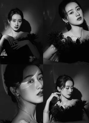 袁冰妍性感黑裙写真图片_15