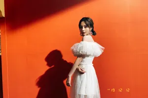 沈梦辰白裙性感写真图片_3