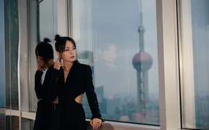 周笔畅时尚酷美写真图片_7