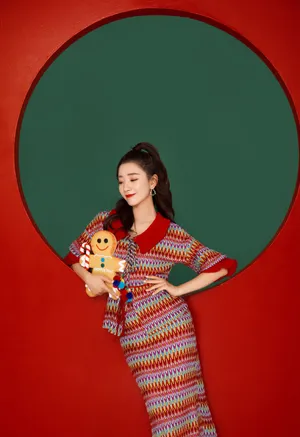 马梦唯圣诞甜美写真图片_5
