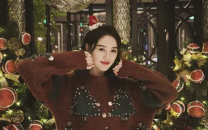 袁冰妍圣诞甜美写真图片_2