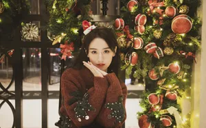 袁冰妍圣诞甜美写真图片_4