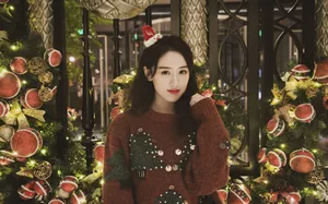 袁冰妍圣诞甜美写真图片_5