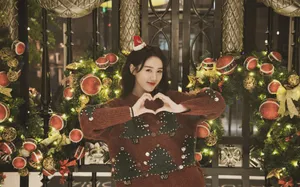 袁冰妍圣诞甜美写真图片_6
