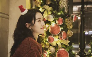 袁冰妍圣诞甜美写真图片_7