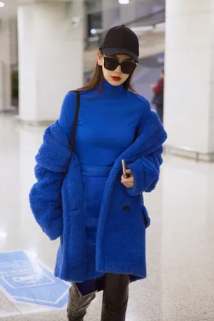 戚薇蓝色妖姬美艳写真图片_5