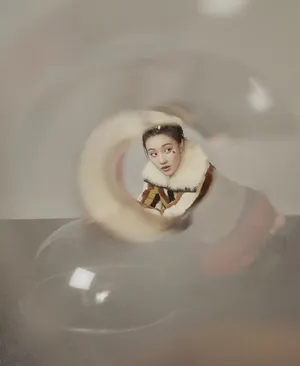 王鹤润时尚优雅写真图片_3