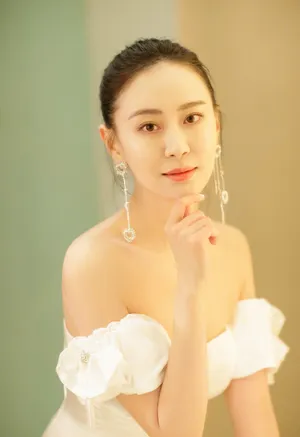 王乐君抹胸裙优雅迷人写真图片