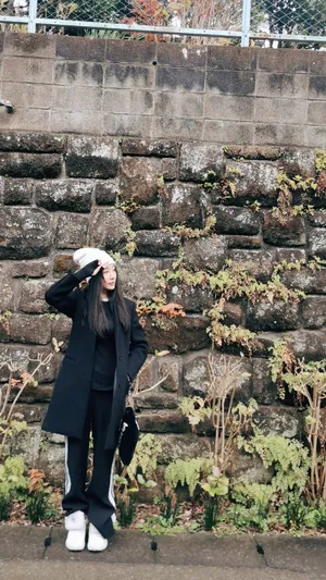 柳岩日本私服旅拍照图片