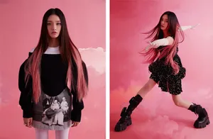 宋祖儿林允合体时尚大片写真图片_2