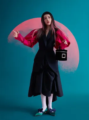 宋祖儿林允合体时尚大片写真图片_3