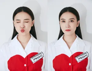 宋佳爱心白衫甜美写真图片_6