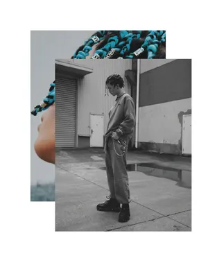 范丞丞脏辫造型写真图片_4