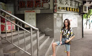 严屹宽杜若溪恩爱街拍照图片