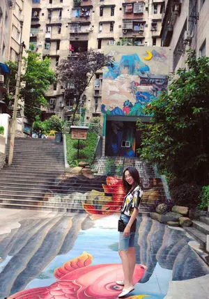 杜若溪严屹宽甜美路拍图片_4