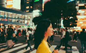 景甜日本街头旅拍照图片_5