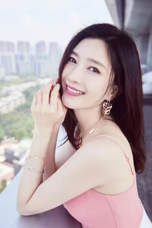 江疏影粉色甜美写真图片_2