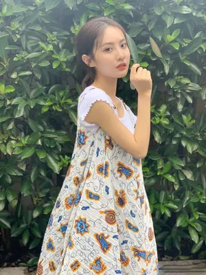 赖雨濛夏日森系俏皮写真图片_4