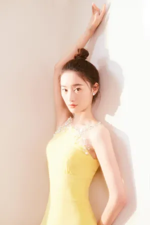 郭晓婷仙气长裙写真图片_5