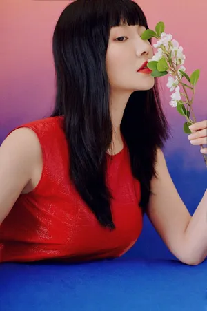 徐冬冬画报红唇妆写真图片_1