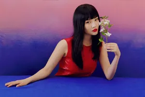 徐冬冬画报红唇妆写真图片_2